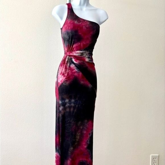 Fashion Nova Dresses & Skirts - Fashion Nova Dress Medium Asymmetrical BodyCon Tie Dye Boho Soft Grunge Gothic
